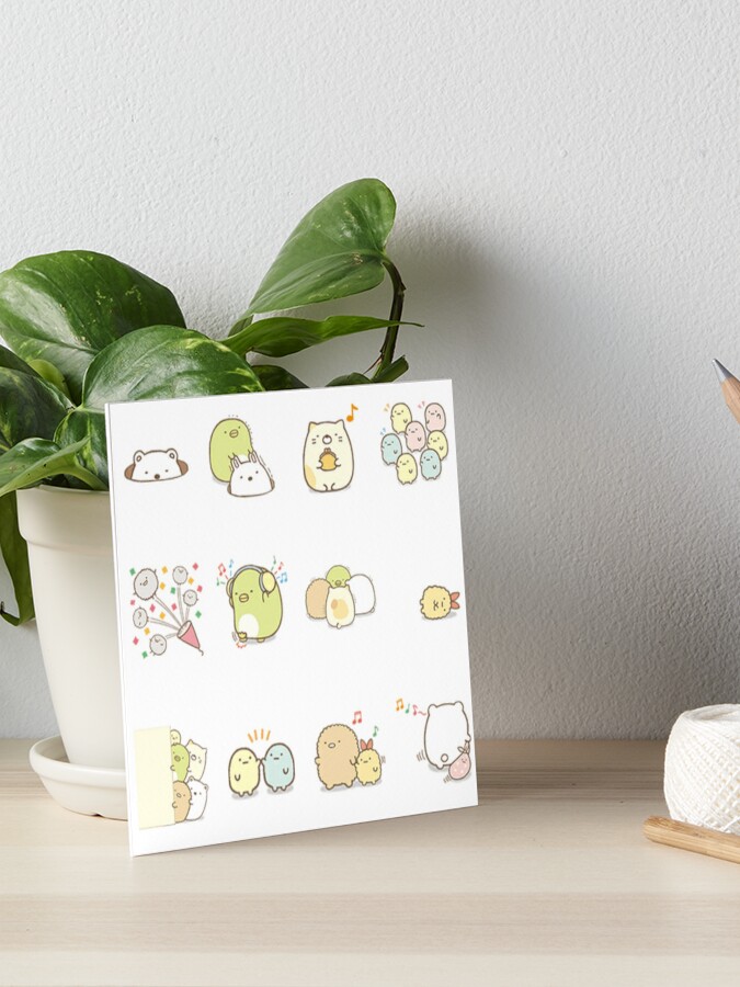 Sumikko gurashi, #4 Kawaii sumikkogurashi Pack Sticker for Sale by mizro