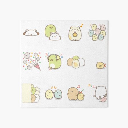 Sumikko gurashi, #5 Kawaii sumikkogurashi Pack Sticker for Sale by mizro