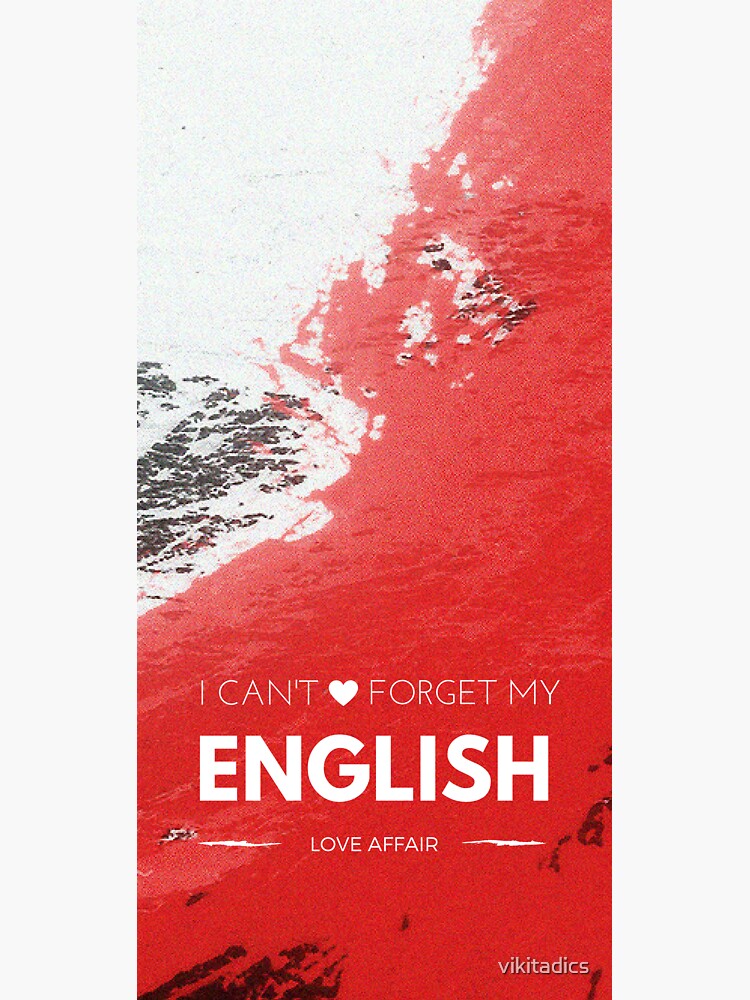 "5SOS English Love Affair" Sticker for Sale by vikitadics Redbubble