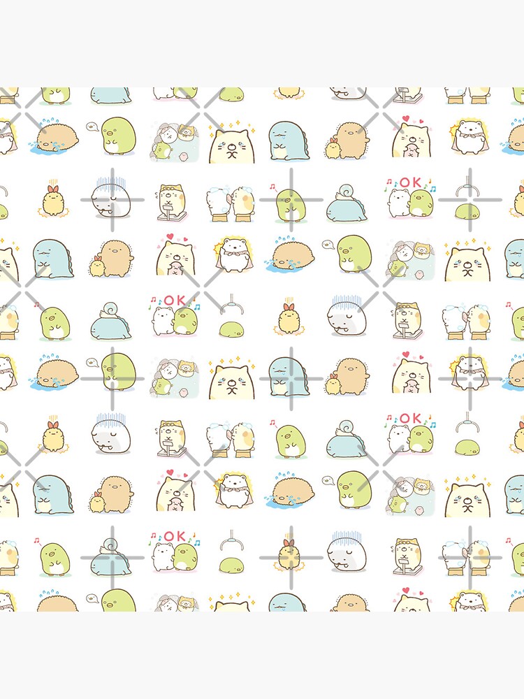 Sumikko gurashi, #3 Kawaii sumikkogurashi Pack Sticker for Sale by mizro