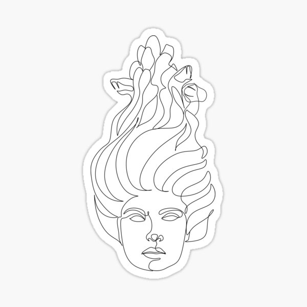Friseur Bettbezug Set Art Nouveau Medusa Mädchen Kuscheliges Gefühl Warm 