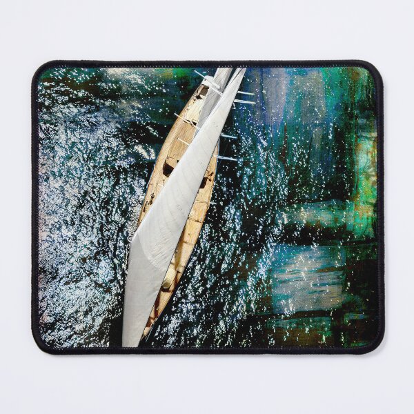 Item preview, aerial sailboat picture designed and sold by laikaincosmos.