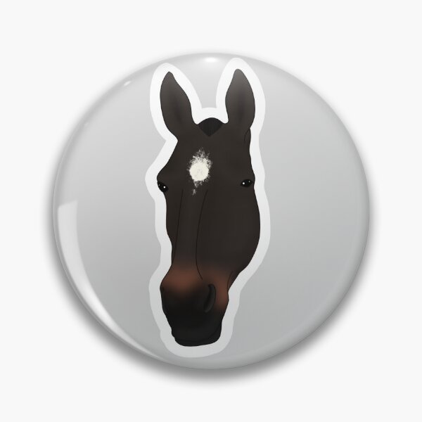 Item preview, Dark Bay Horse with Spotty Marking designed and sold by Bridgethendy.
