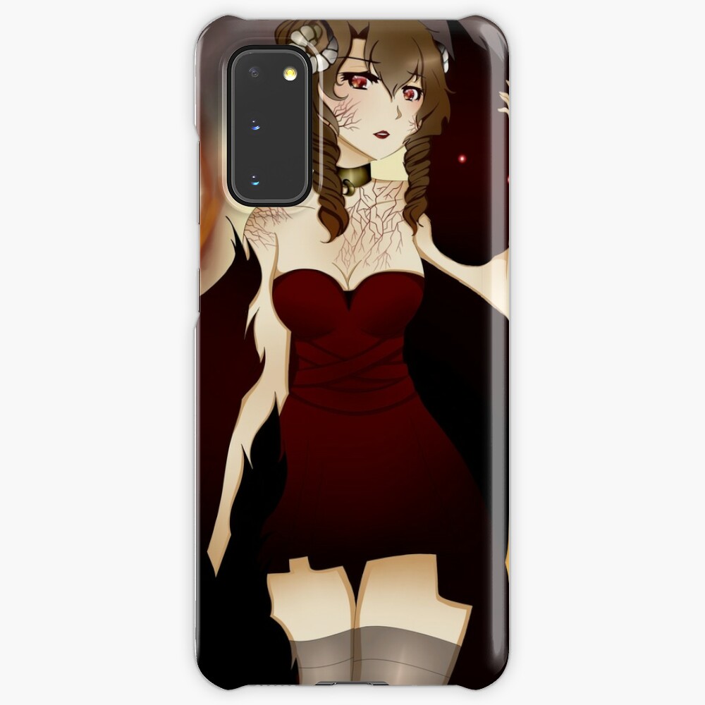 Original Character Demon Wolf Girl Art Case Skin For Samsung Galaxy By Omuneko Redbubble