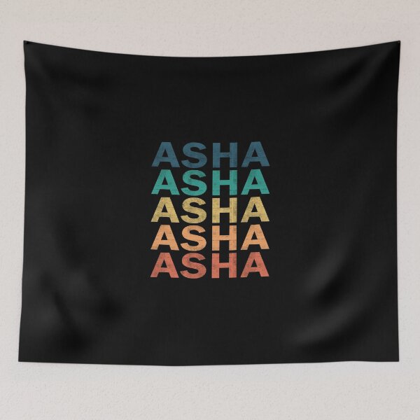 Item preview, Asha Name T Shirt - Asha Vintage Retro Name Gift Item Tee designed and sold by geniajmk13.