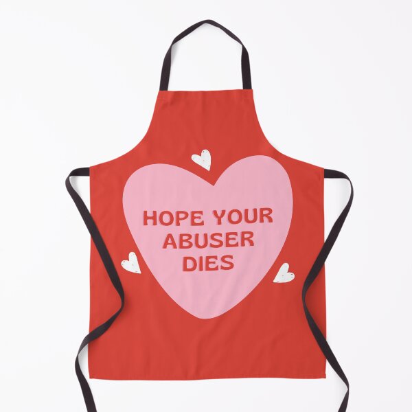 Item preview, hope your abuser dies heart designed and sold by goblinbabe.