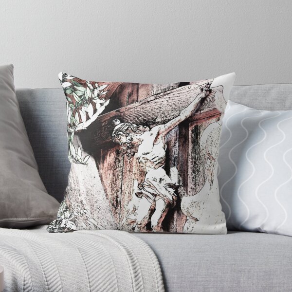 crucifix Throw Pillow