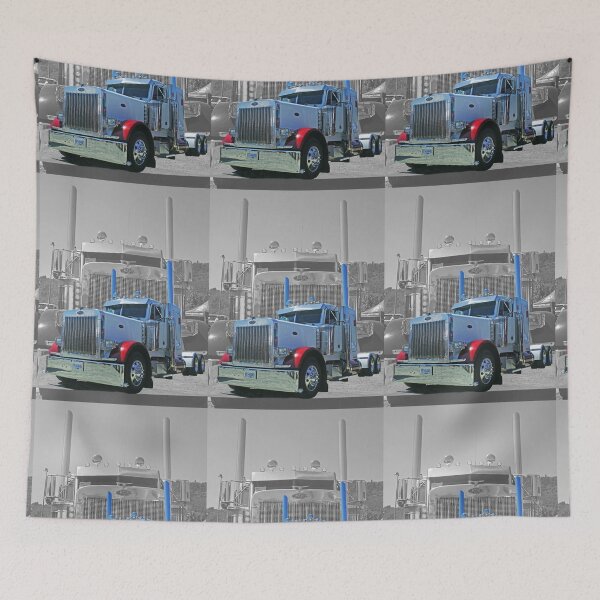 Item preview, OldSkool Peterbilt Double Exposure designed and sold by rharrisphotos.