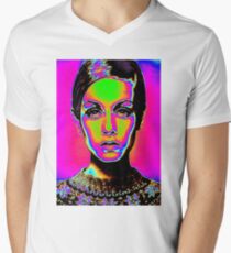 Pop Art fashion Men's V-Neck T-Shirt