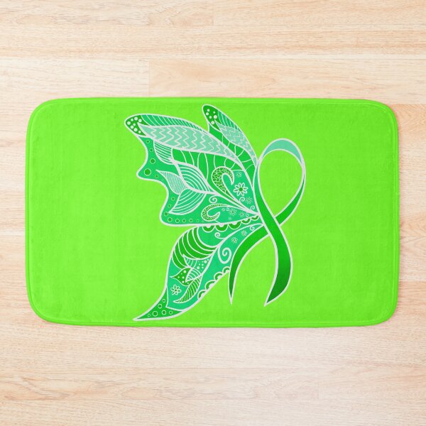 Item preview, Lymphoma Cancer Awareness Ribbon Butterfly - Lime Green designed and sold by SparkyMae.