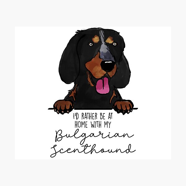 Item preview, I’d rather be at home with my Bulgarian Scenthound designed and sold by BuzzBooks.