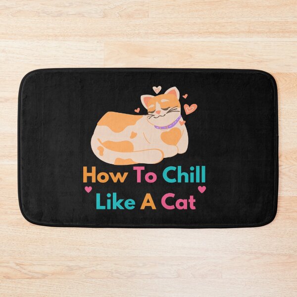 Item preview, Cómo relajarse como un gato Diseños de arte designed and sold by Manilyn0907.