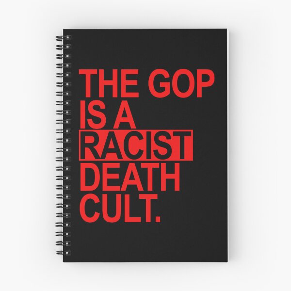 Item preview, The GOP is a racist death cult - red BOX designed and sold by Thelittlelord.