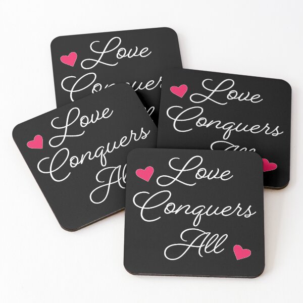 Item preview, Love Conquers All in White Letters designed and sold by Kevin Michael McCall.