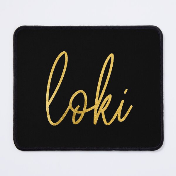 Item preview, loki (gold lettering) designed and sold by justineimagine.