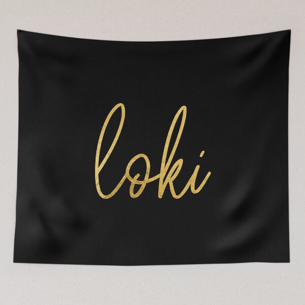 Item preview, loki (gold lettering) designed and sold by justineimagine.