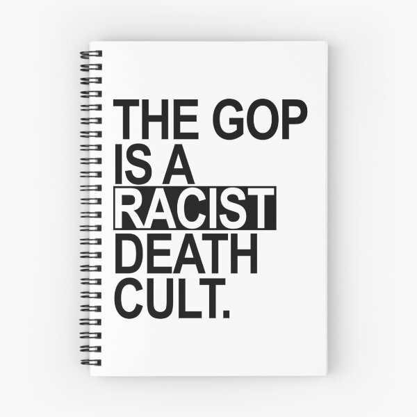 Item preview, The GOP is a racist death cult - black BOX designed and sold by Thelittlelord.