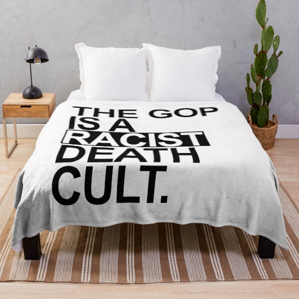 Item preview, The GOP is a racist death cult - black BOX designed and sold by Thelittlelord.