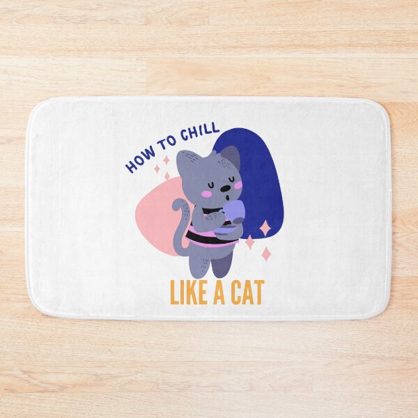 Item preview, Cómo relajarse como un gato Diseños de arte designed and sold by Manilyn0907.
