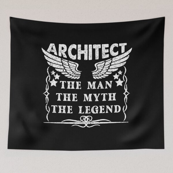 Item preview, Architect The Man The Myth The Legend - Funny Architect Quote Gift Idea For Men and Womens designed and sold by Mmmm3344.
