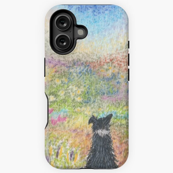 Item preview, Border collie dog daffodil dreaming designed and sold by SusanAlisonArt.