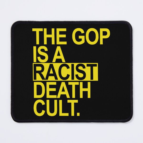 Item preview, The GOP is a racist death cult - yellow BOX designed and sold by Thelittlelord.