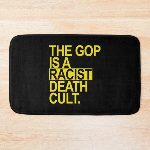 Item preview, The GOP is a racist death cult - yellow BOX designed and sold by Thelittlelord.