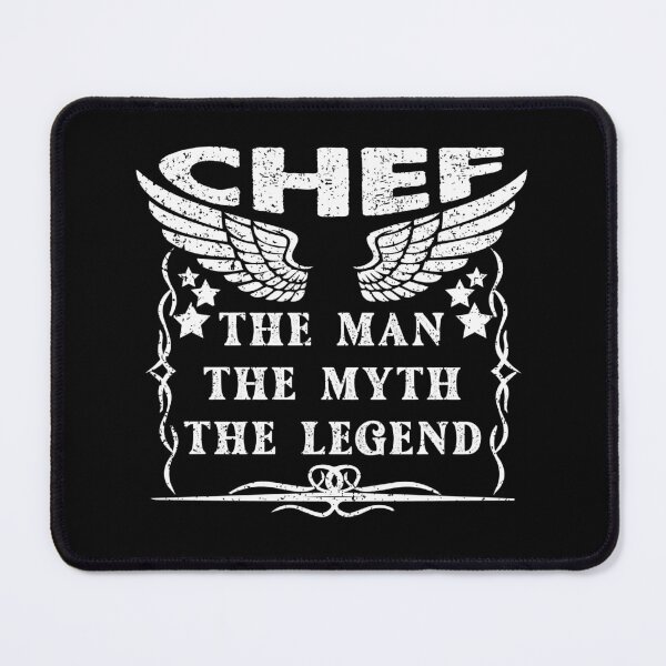 Item preview, Chef The Man The Myth The Legend - Funny Chef Quote Gift Idea For Men and Womens designed and sold by Mmmm3344.