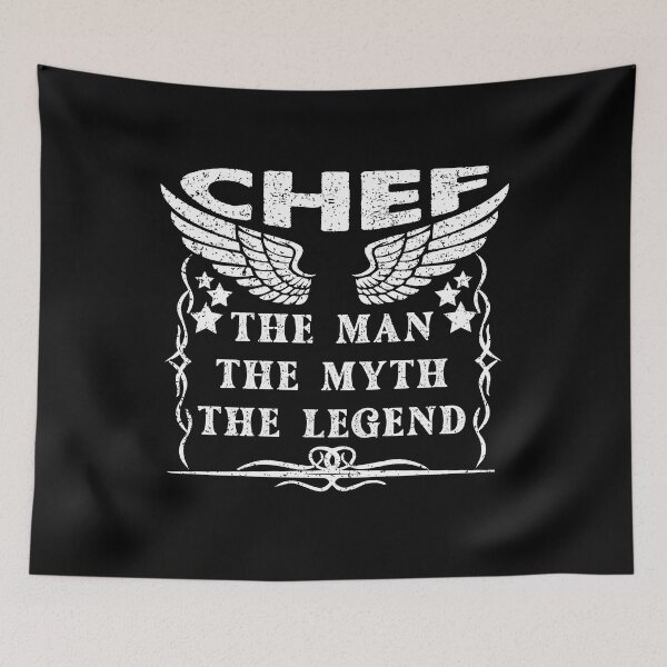Item preview, Chef The Man The Myth The Legend - Funny Chef Quote Gift Idea For Men and Womens designed and sold by Mmmm3344.