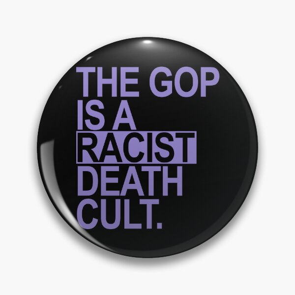 Item preview, The GOP is a racist death cult - lavender 1 designed and sold by Thelittlelord.