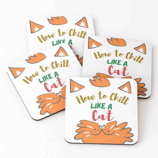 Item preview, Cómo relajarse como un gato Diseños de arte designed and sold by Manilyn0907.