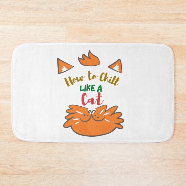 Item preview, Cómo relajarse como un gato Diseños de arte designed and sold by Manilyn0907.