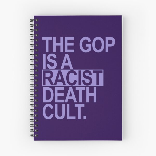 Item preview, The GOP is a racist death cult - lavender 2 designed and sold by Thelittlelord.