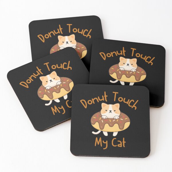 Item preview, Donut Touch My Cat Funny Cat Lover designed and sold by Africrafts.