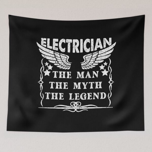 Item preview, Electrician The Man The Myth The Legend - Funny Electrician Quote Gift Idea For Men and Womens designed and sold by Mmmm3344.