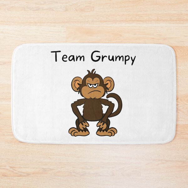 Item preview, Team Grumpy - Monkey Cartoon Drawing designed and sold by SparkyMae.