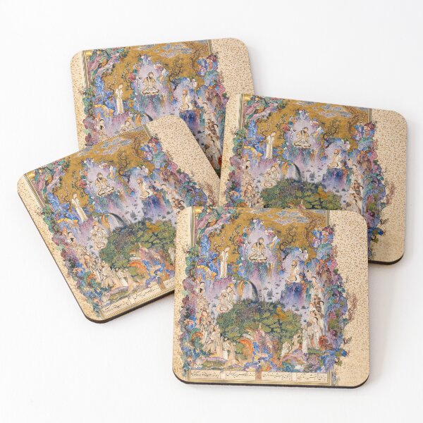 Item preview, Persian miniature. The Court of Gayumars designed and sold by likiska.