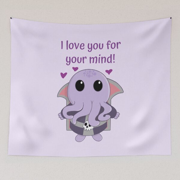 Item preview, Dungeons & Dragons Valentine's Day Anniversary Card Mind Flayer designed and sold by sunburstrpg.