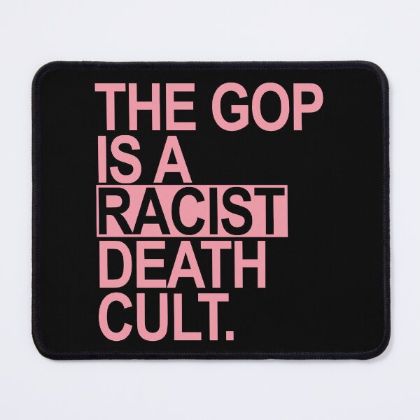 Item preview, The GOP is a racist death cult - pink BOX designed and sold by Thelittlelord.