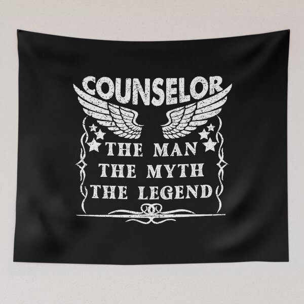 Item preview, Counselor The Man The Myth The Legend - Funny Counselor Quote Gift Idea For Men and Womens designed and sold by Mmmm3344.