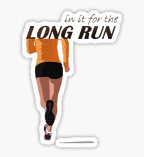 In it for the long run Sticker