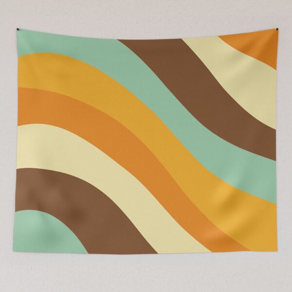 Item preview, Retro Summer Wave #9 #minimal #decor #art designed and sold by Anita's & Bella's Art.