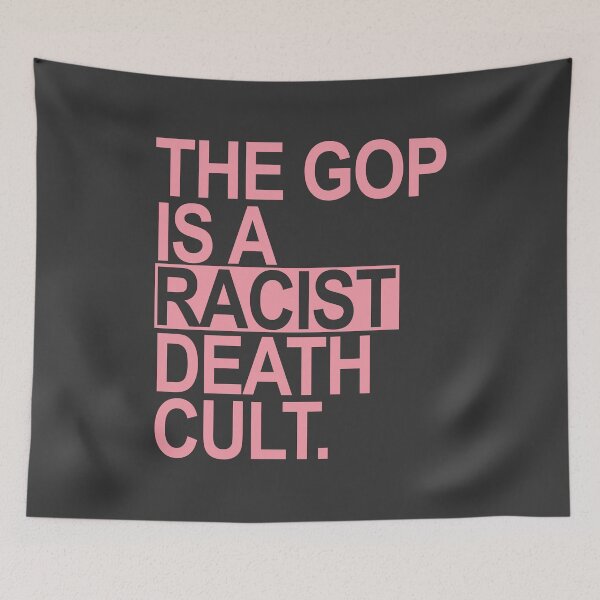 Item preview, The GOP is a racist death cult - pink BOX 2.0 designed and sold by Thelittlelord.
