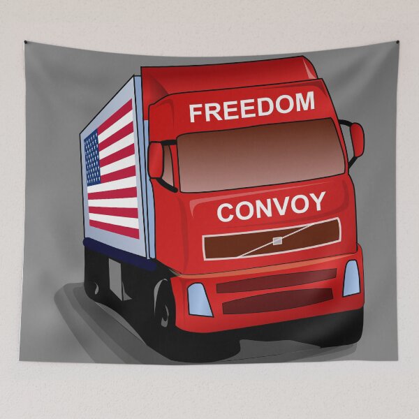 Item preview, Freedom Convoy Usa 4 Gray Background designed and sold by LeonardoDigenio.