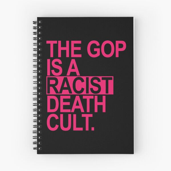 Item preview, The GOP is a racist death cult - hot pink BOX designed and sold by Thelittlelord.