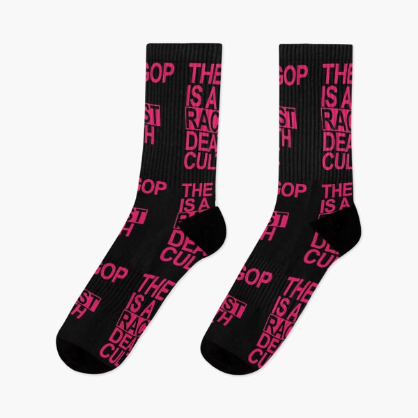 Item preview, The GOP is a racist death cult - hot pink BOX designed and sold by Thelittlelord.