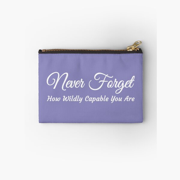 Item preview, Never forget how wildly capable you are - purple designed and sold by MOONINSPIRATION.