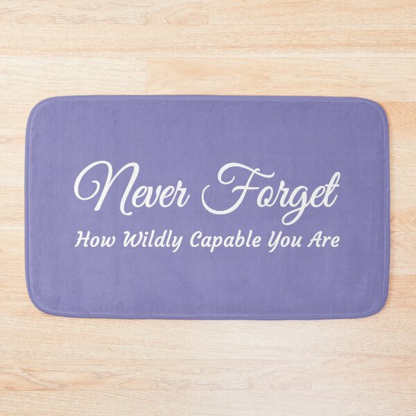 Item preview, Never forget how wildly capable you are - purple designed and sold by MOONINSPIRATION.