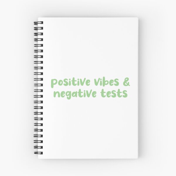 Item preview, positive vibes & negative tests designed and sold by madisonmae516.