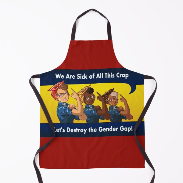 Item preview, Let's Destroy the Gender Gap! designed and sold by FabsDesign.